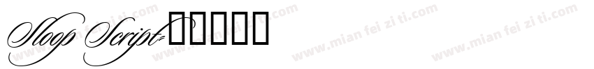 Sloop Script字体转换
